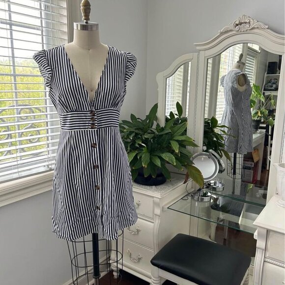 SHEIN stripped mini dress - Picture 1 of 3